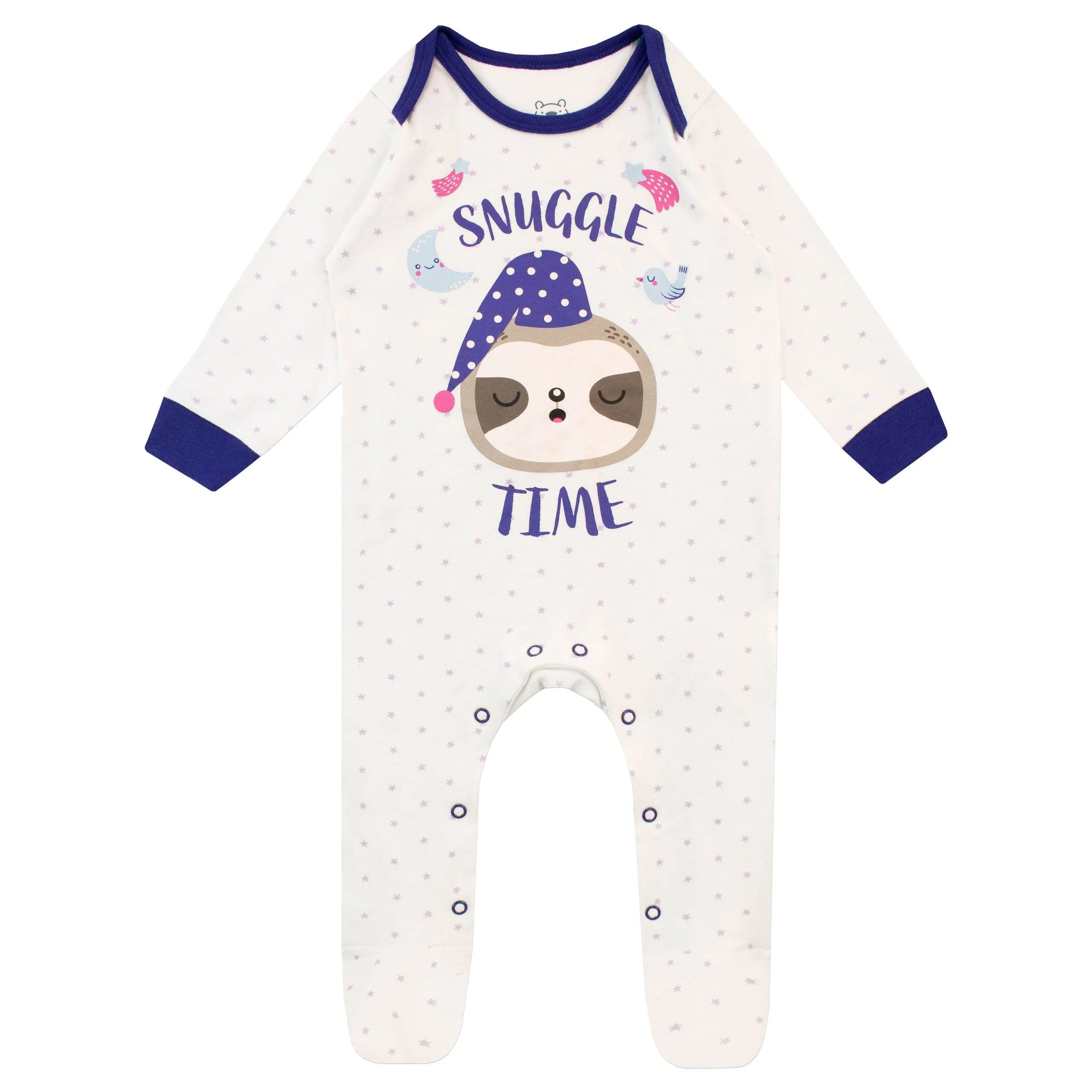 Harry Bear Baby Snuggle Time Sloth Sleepsuit