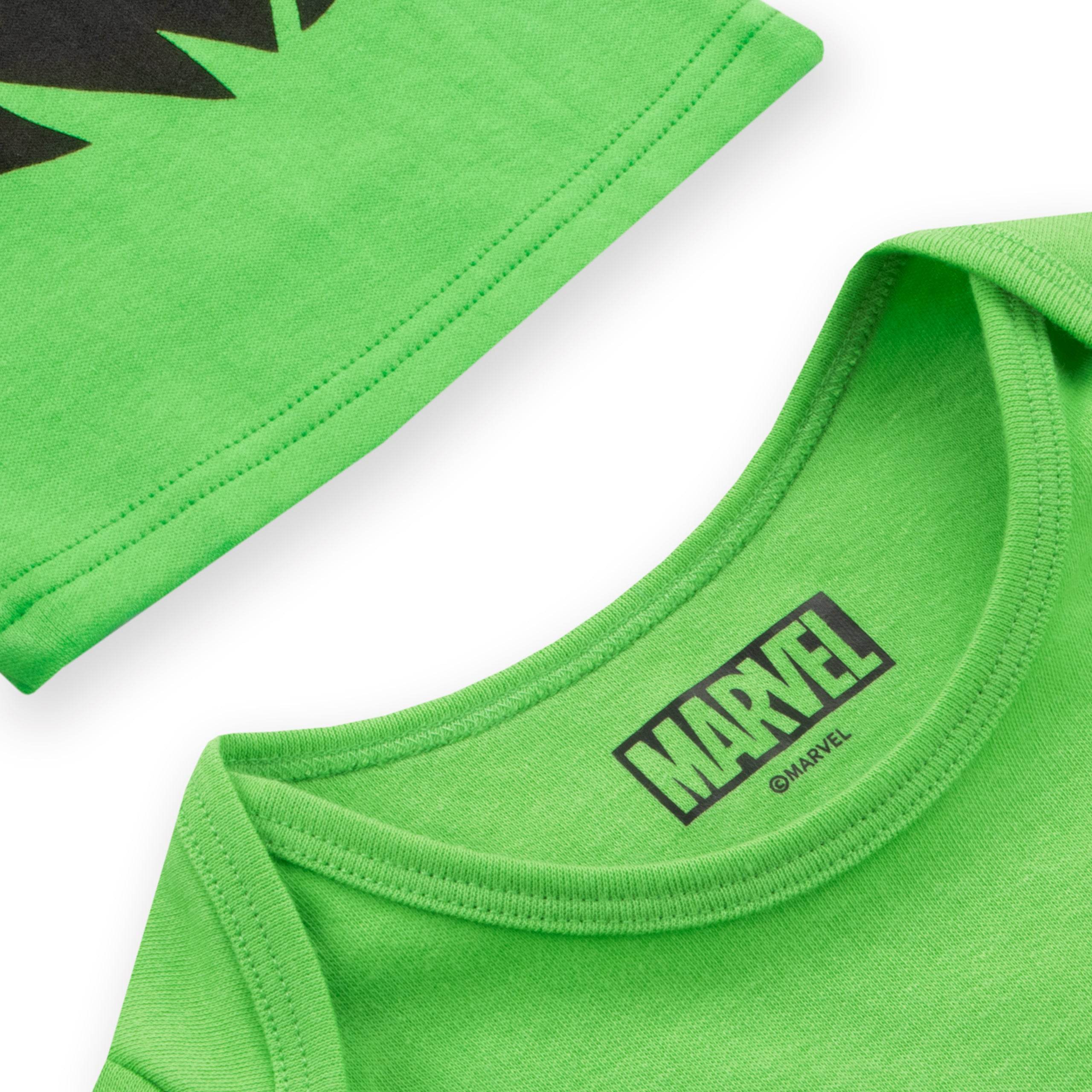 Baby The Incredible Hulk Sleepsuit and Hat Set - Image 5