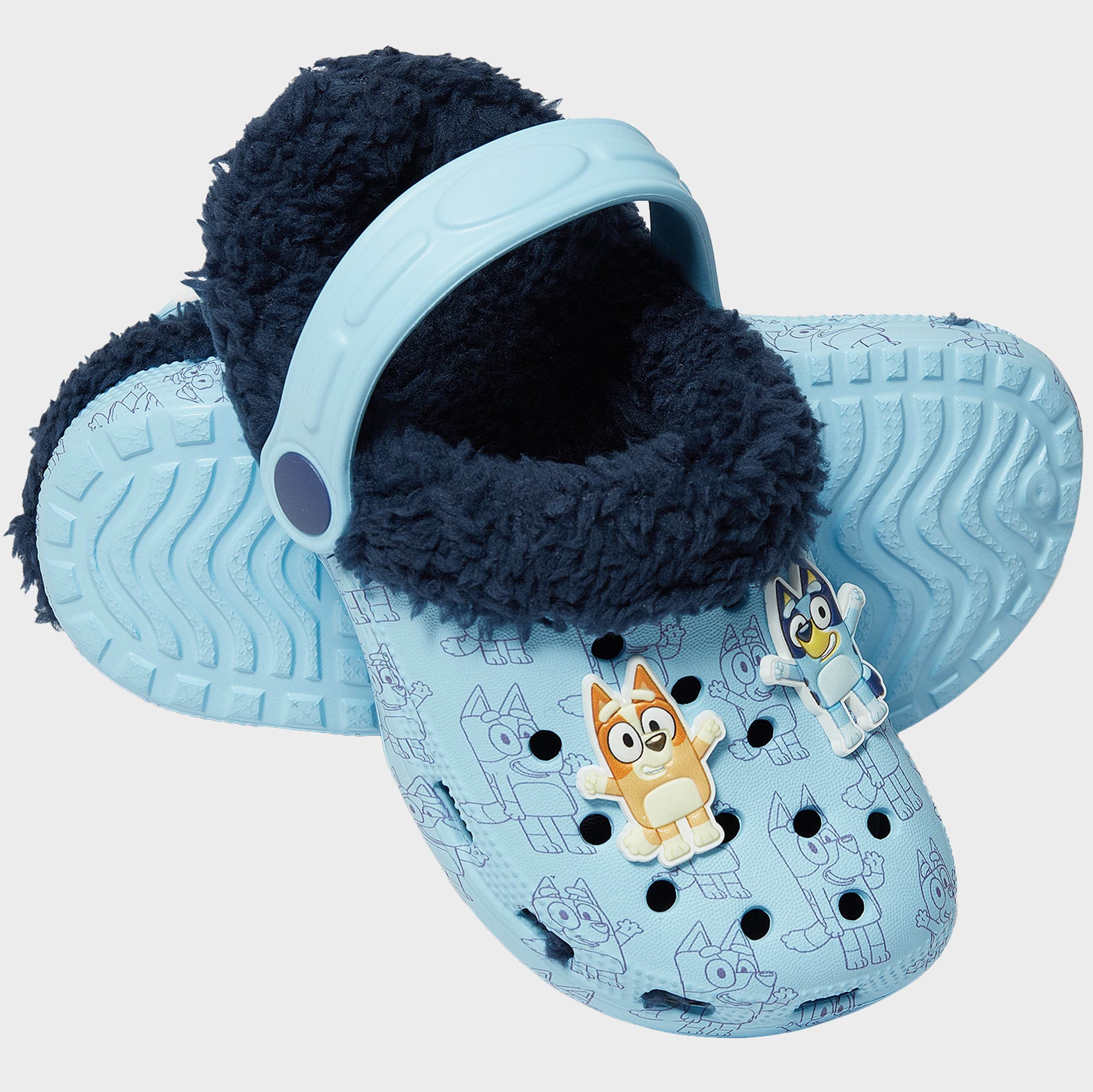 Bluey Fleece Lined Clogs - Image 4