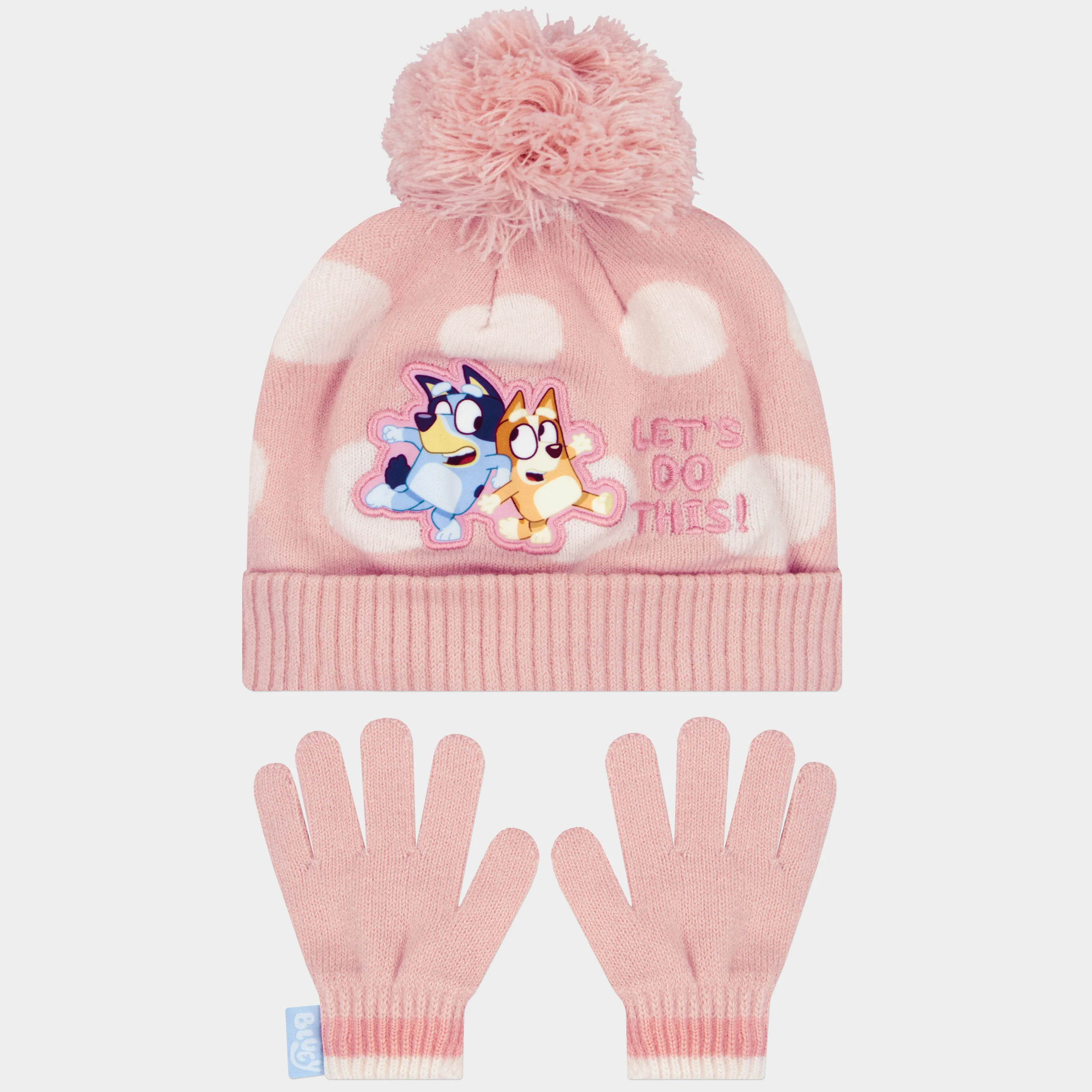 Bluey Hat And Gloves Set - Let's Do This! - Image 2