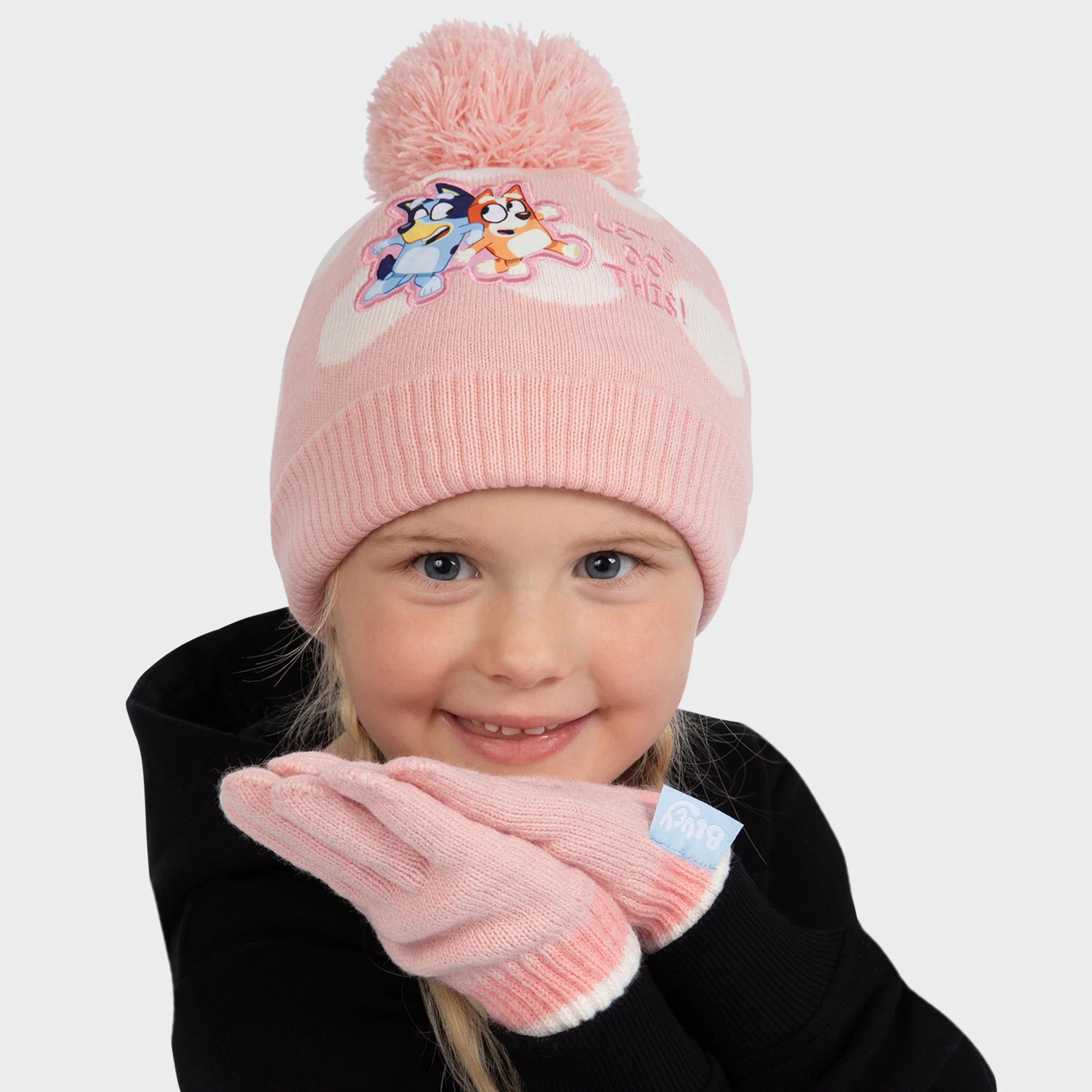 Bluey Hat And Gloves Set - Let's Do This! - Image 3
