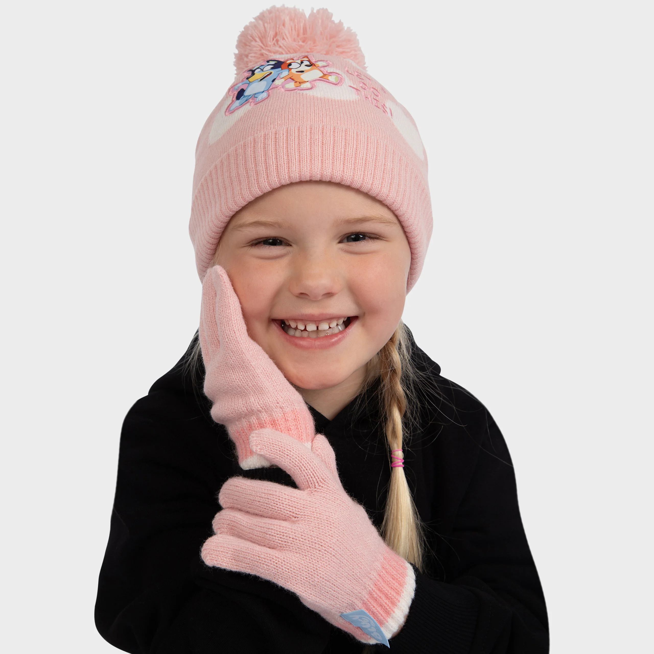 Bluey Hat And Gloves Set - Let's Do This! - Image 7
