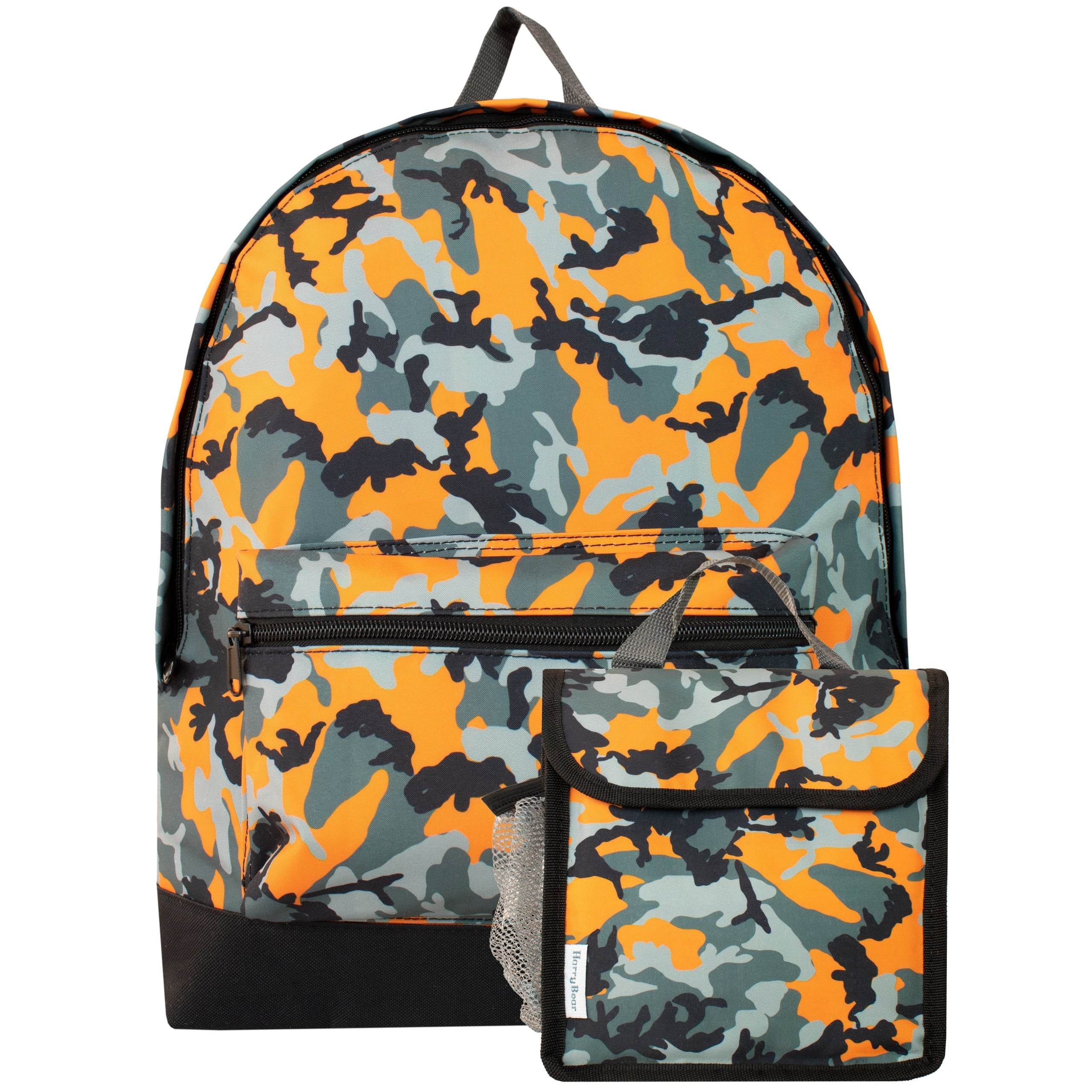 Harry Bear Camo Backpack and Lunch bag Set