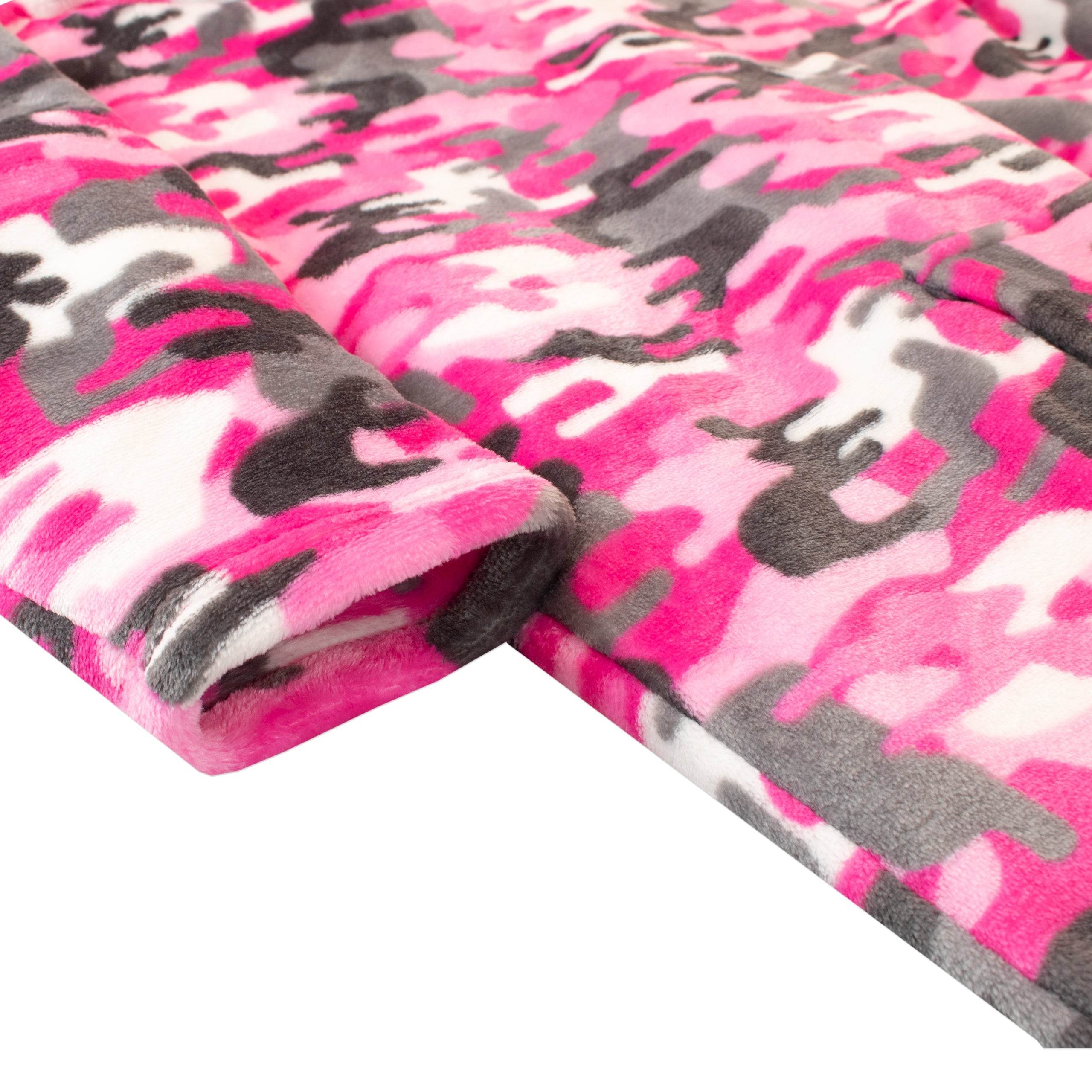 Harry Bear Camouflage Fleece Hoodie Blanket - Image 4