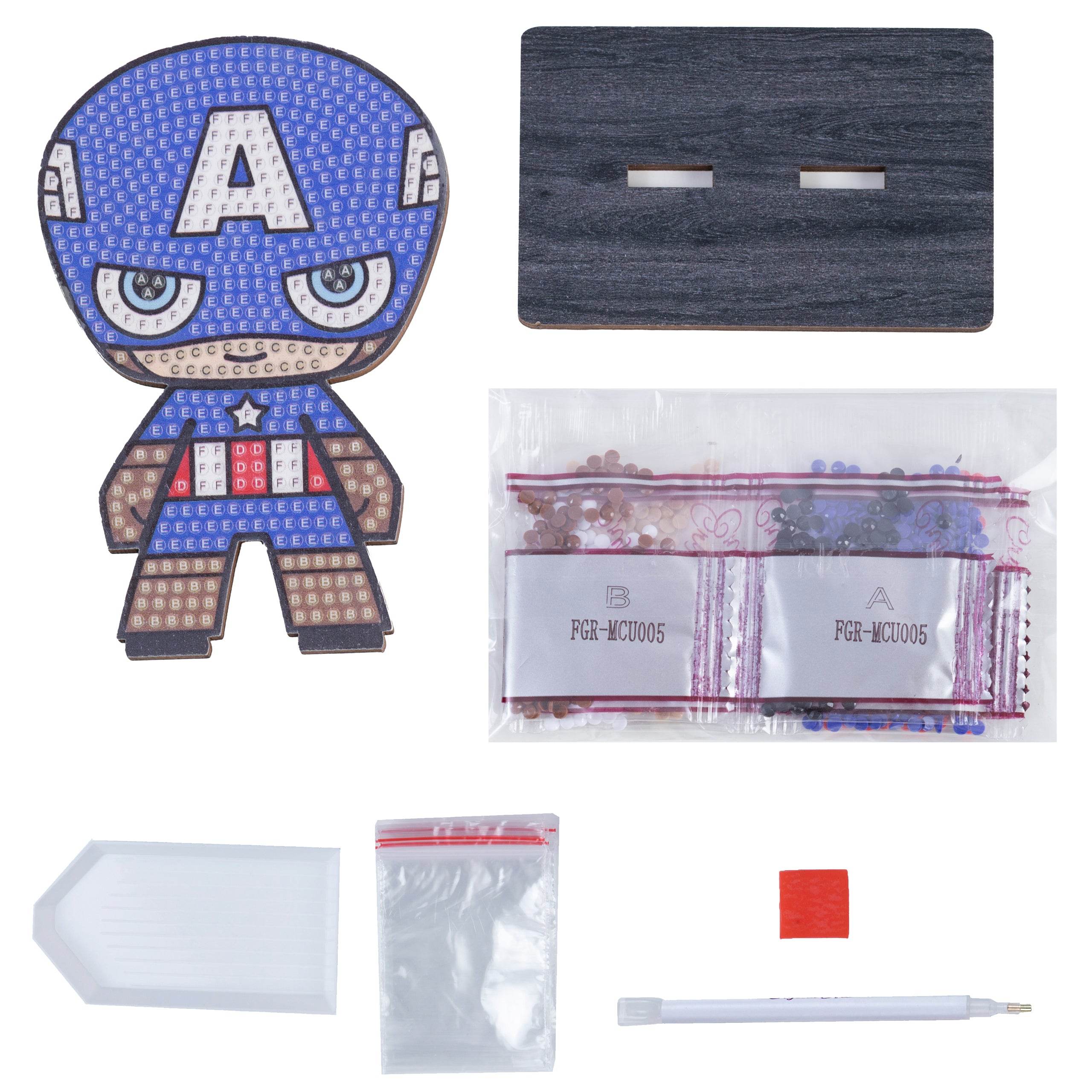Captain America Marvel Crystal Art Buddy - Image 5