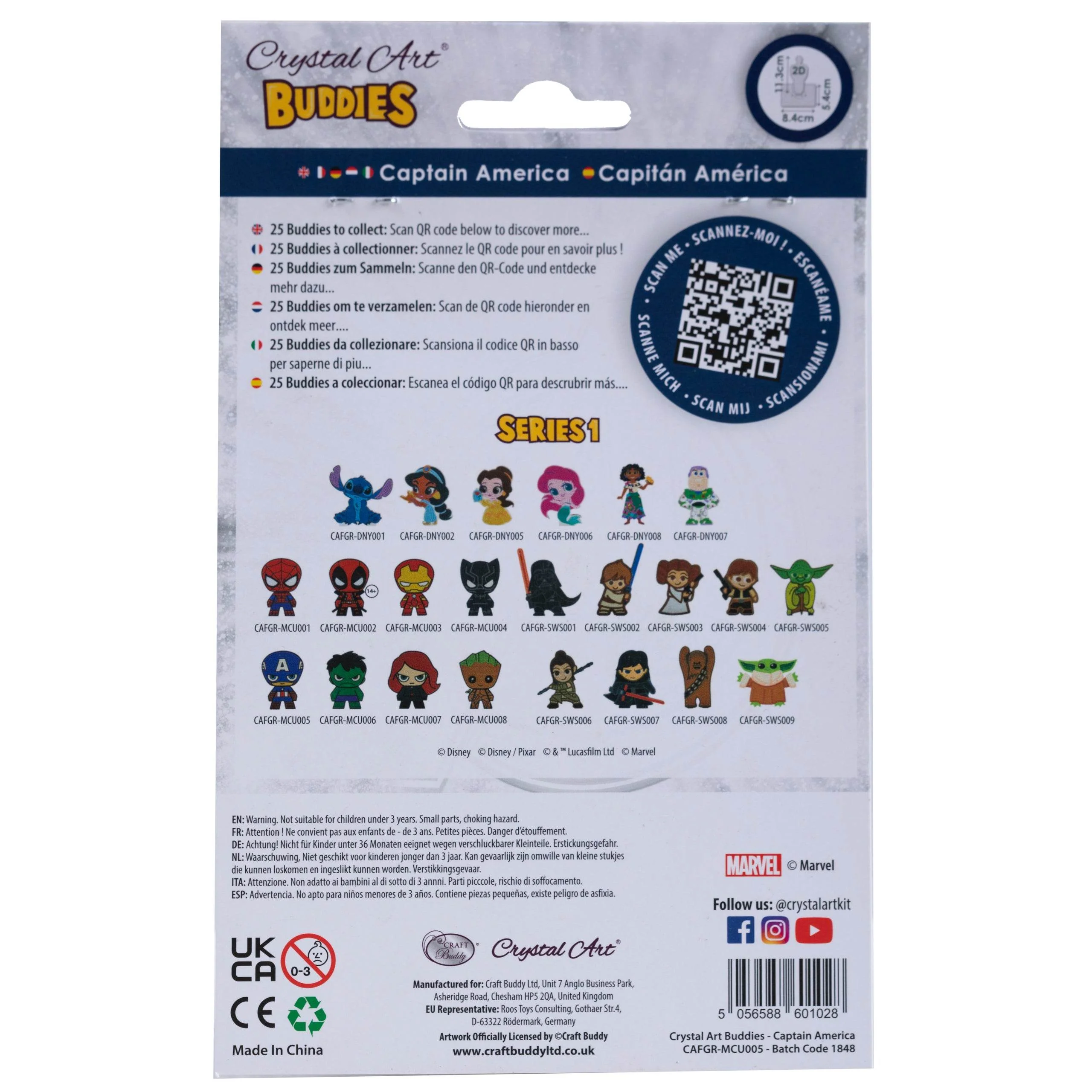 Captain America Marvel Crystal Art Buddy - Image 6