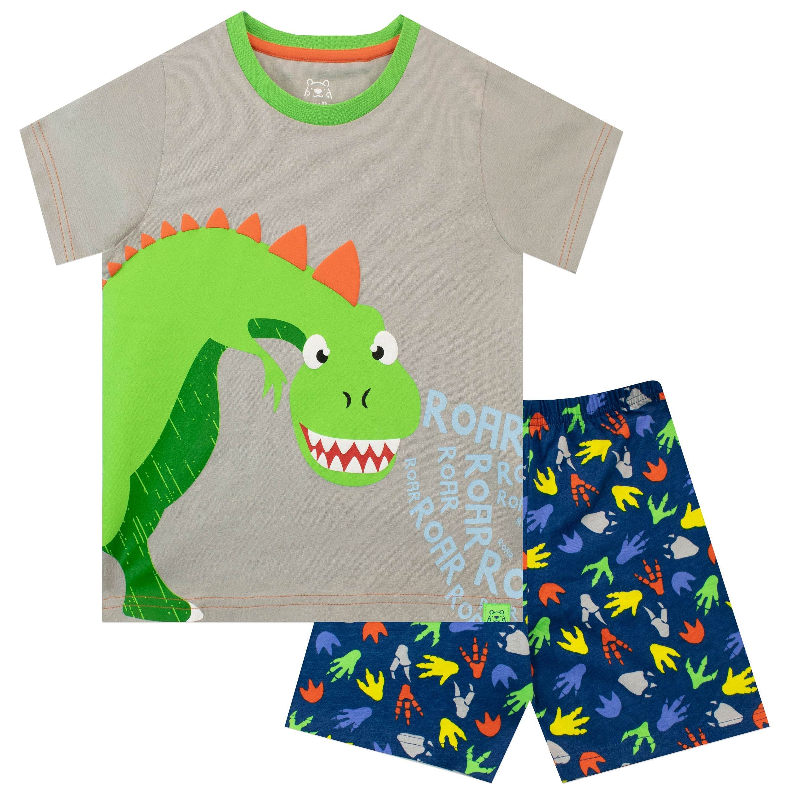 Harry Bear Dinosaur Short Pyjama Set - Image 2