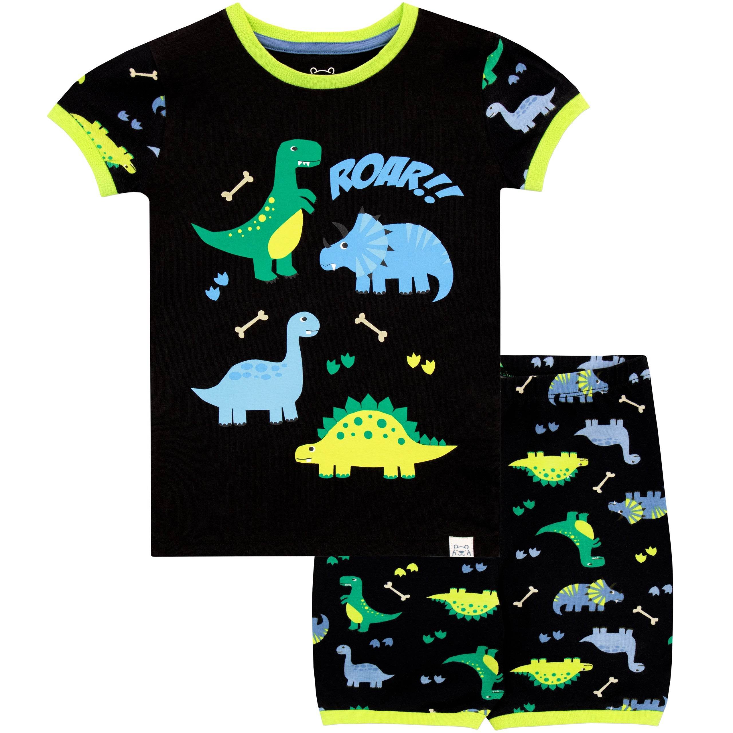 Harry Bear Dinosaur Short Pyjamas - Image 2