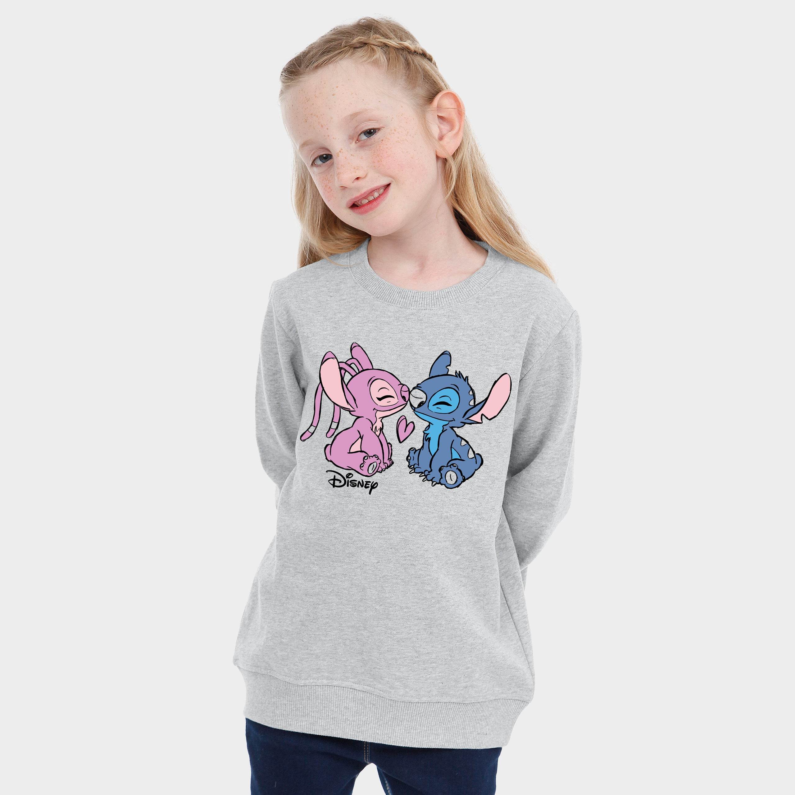 Disney Lilo And Stitch Sweatshirt - Angel And Stitch - Image 2