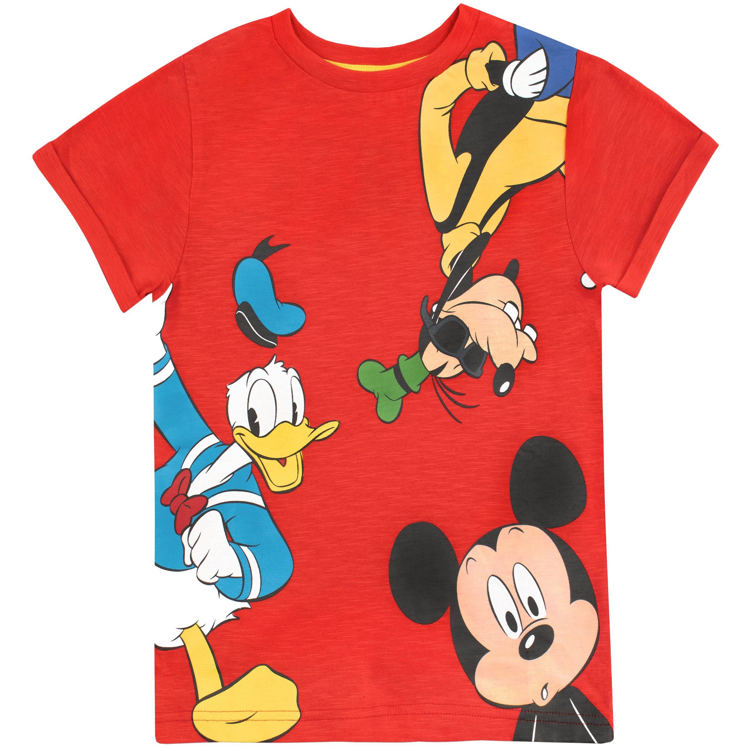 Disney T-Shirt - Mickey Mouse Donald Duck & Goofy - Image 3