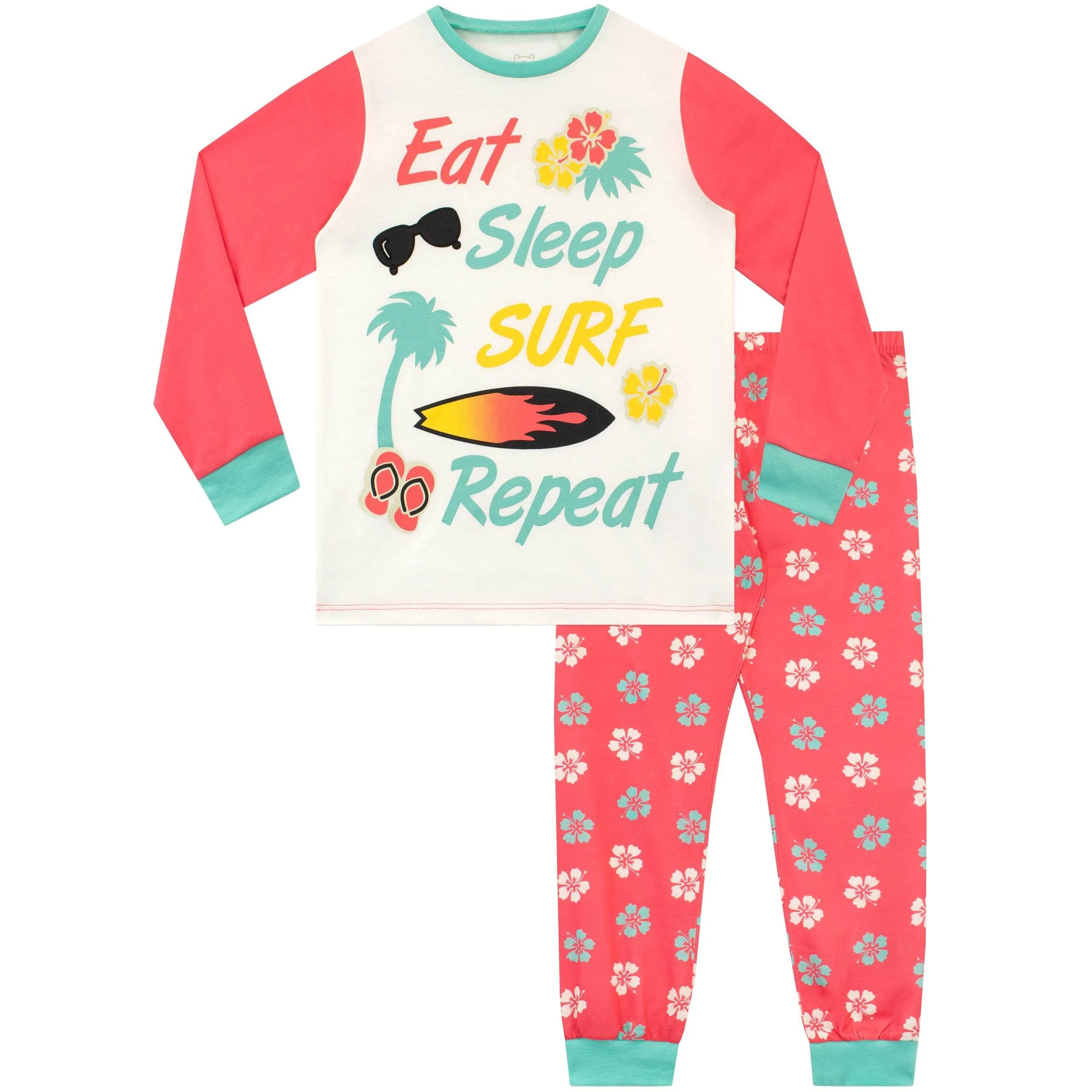 Harry Bear Eat Sleep Surf Repeat Pyjama Set