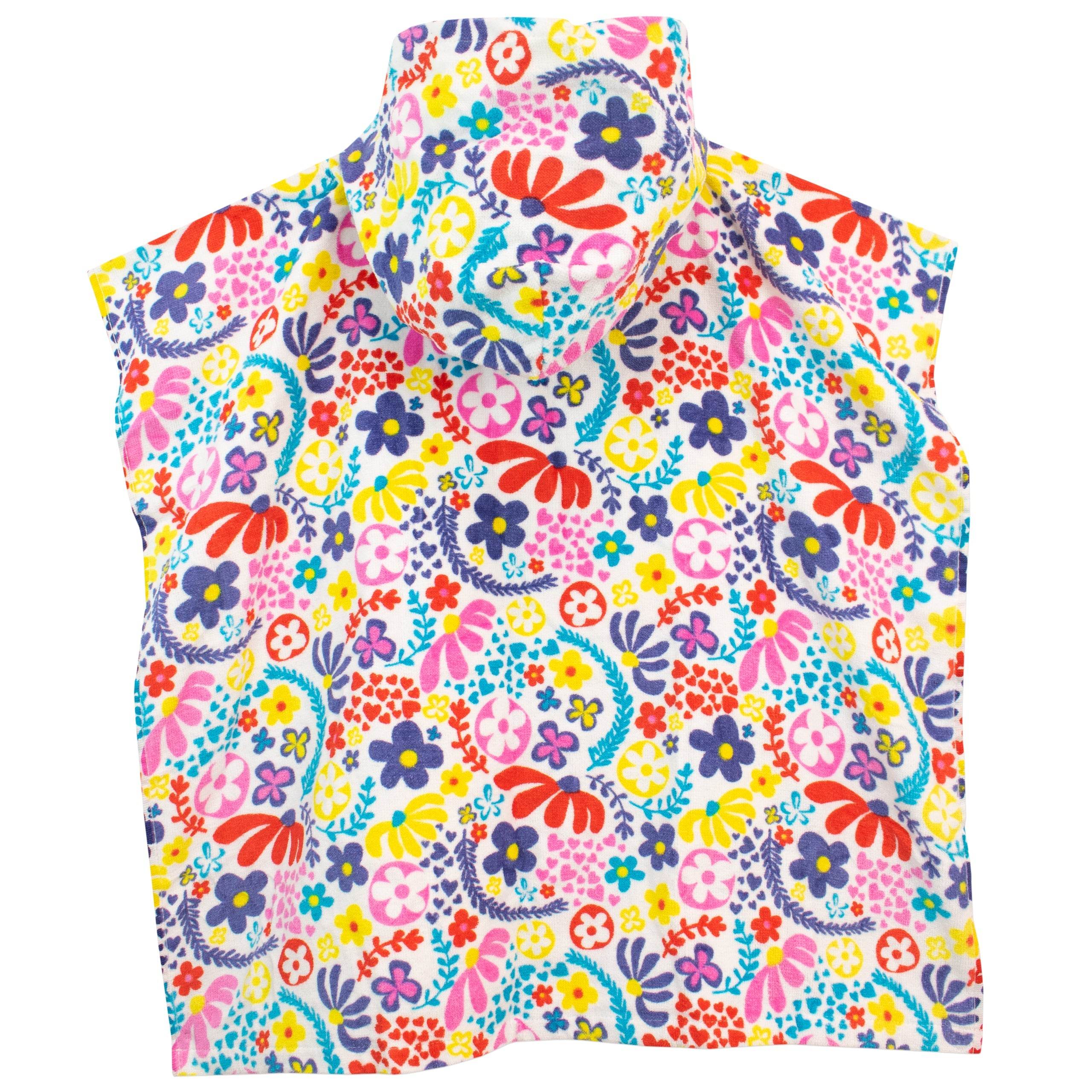 Harry Bear Floral Hooded Towel Poncho - Image 5