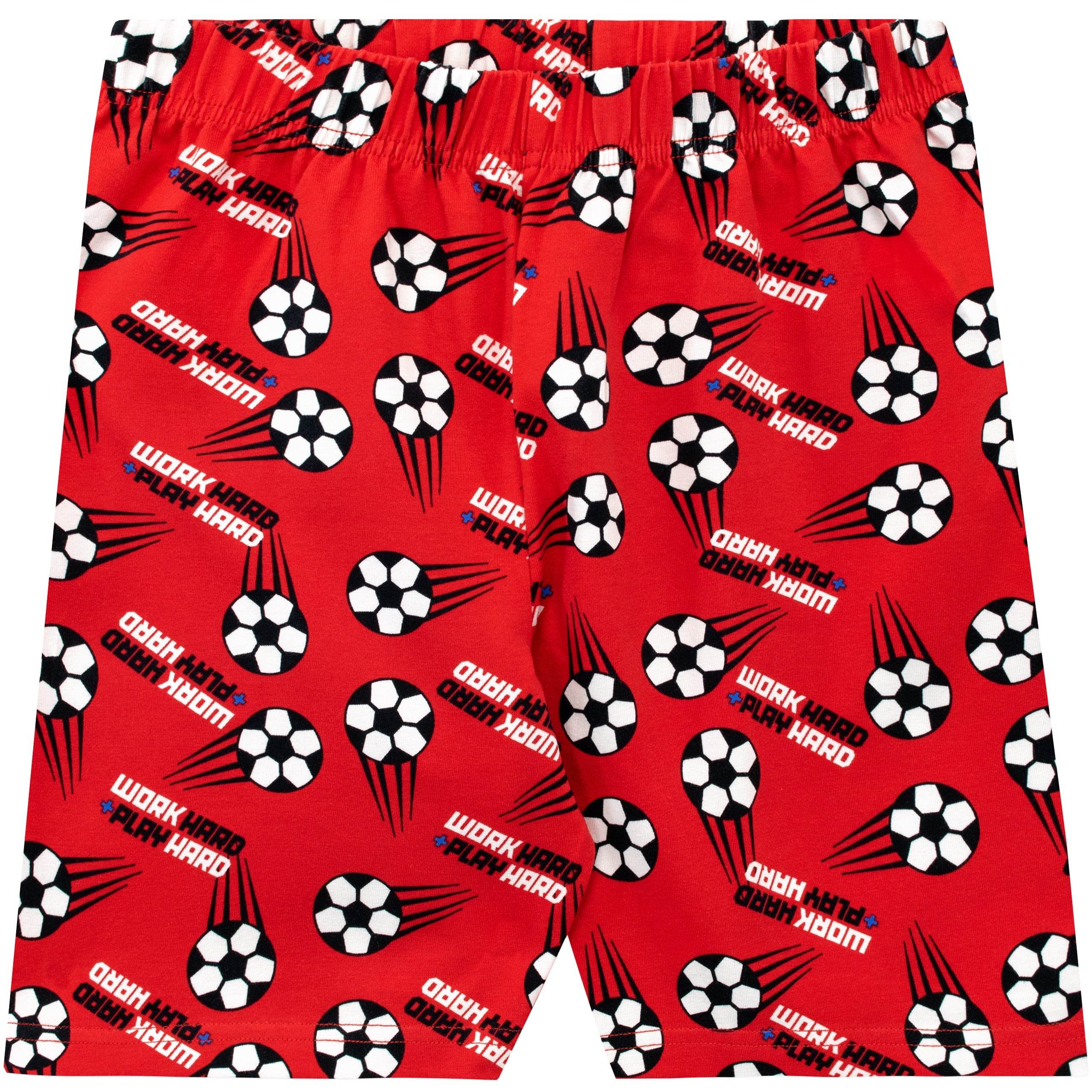 Harry Bear Football Short Pyjamas - Work Hard - Image 8