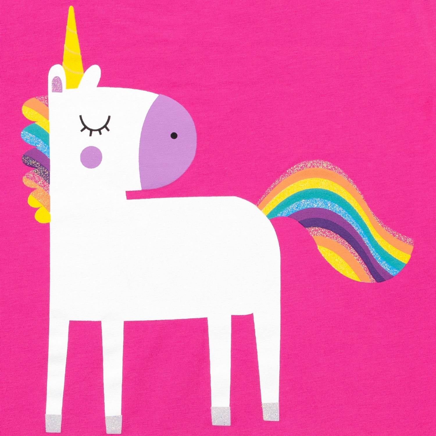Harry Bear Glitter Unicorn Short Pyjamas - Image 3