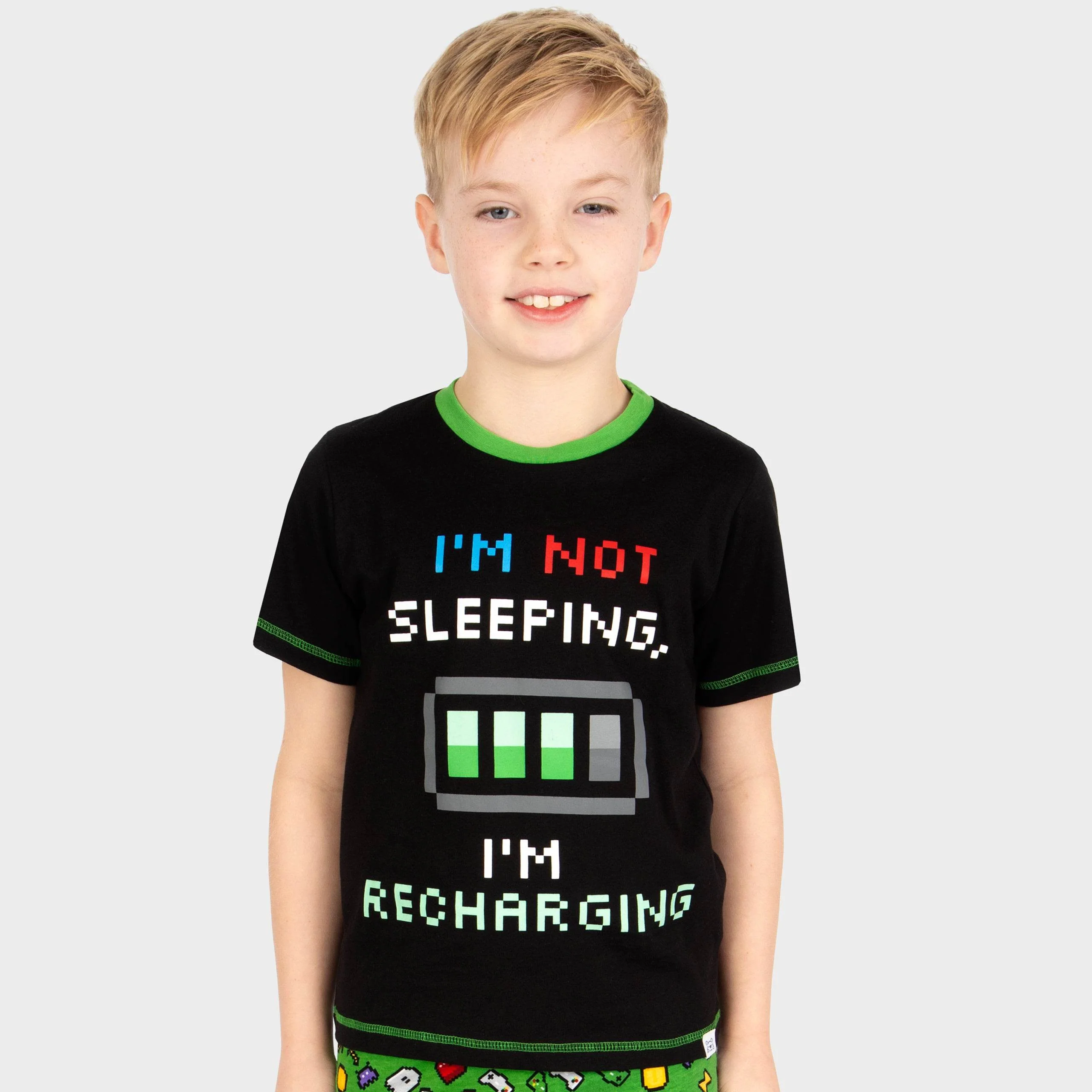 Harry Bear Gaming Pyjamas - Glow In The Dark - Image 2