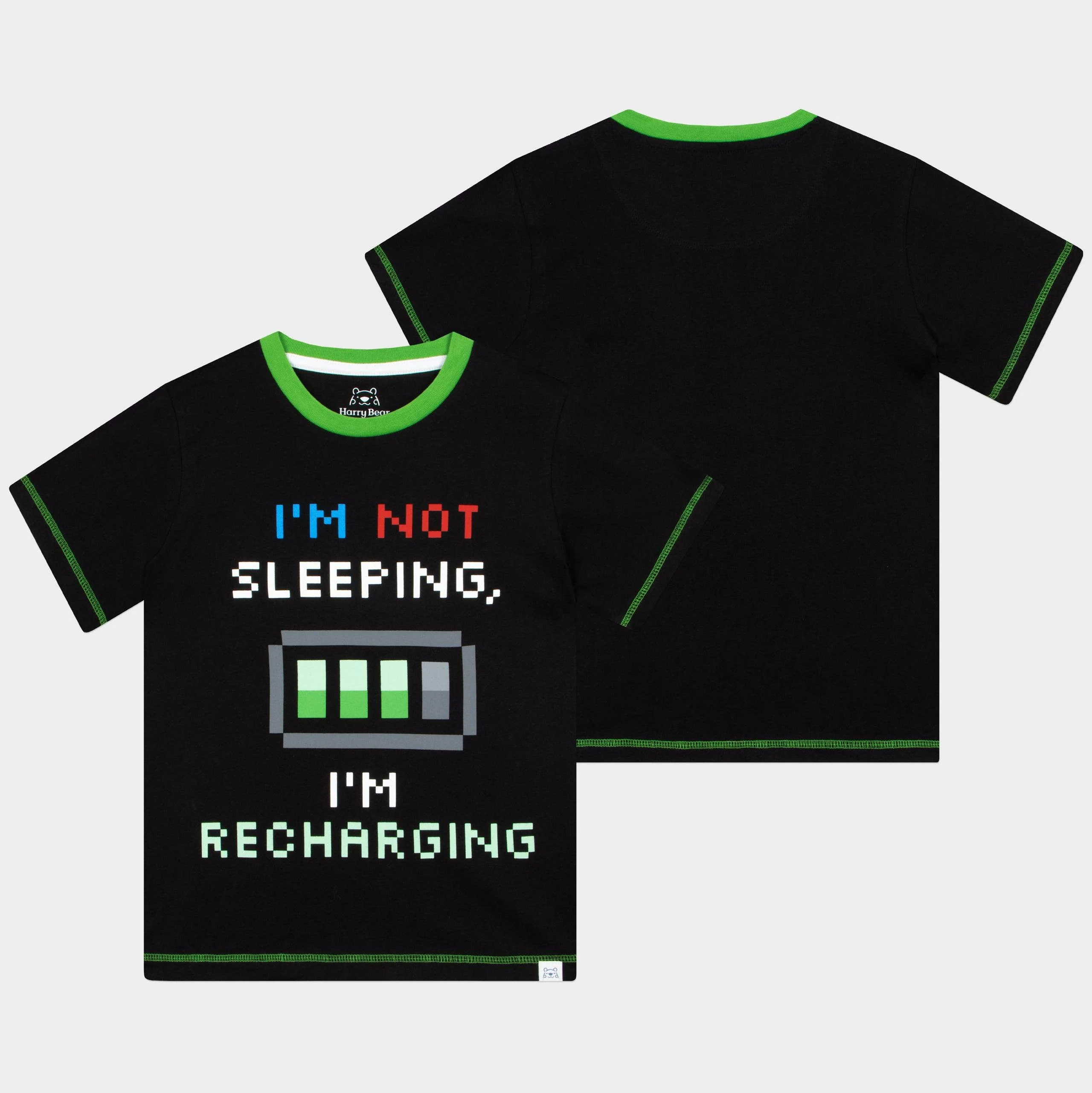 Harry Bear Gaming Pyjamas - Glow In The Dark - Image 5