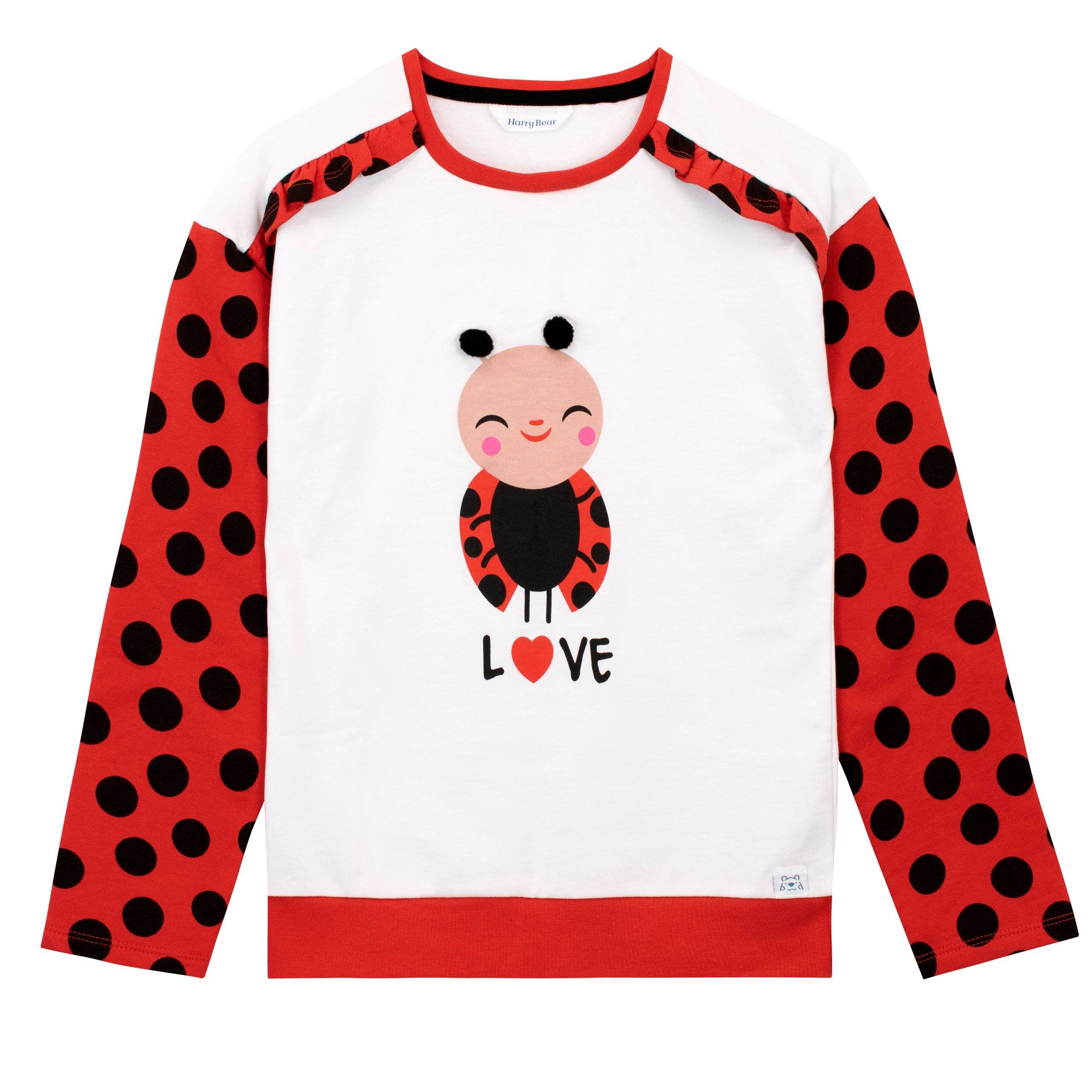 Harry Bear Ladybug Sweatshirt
