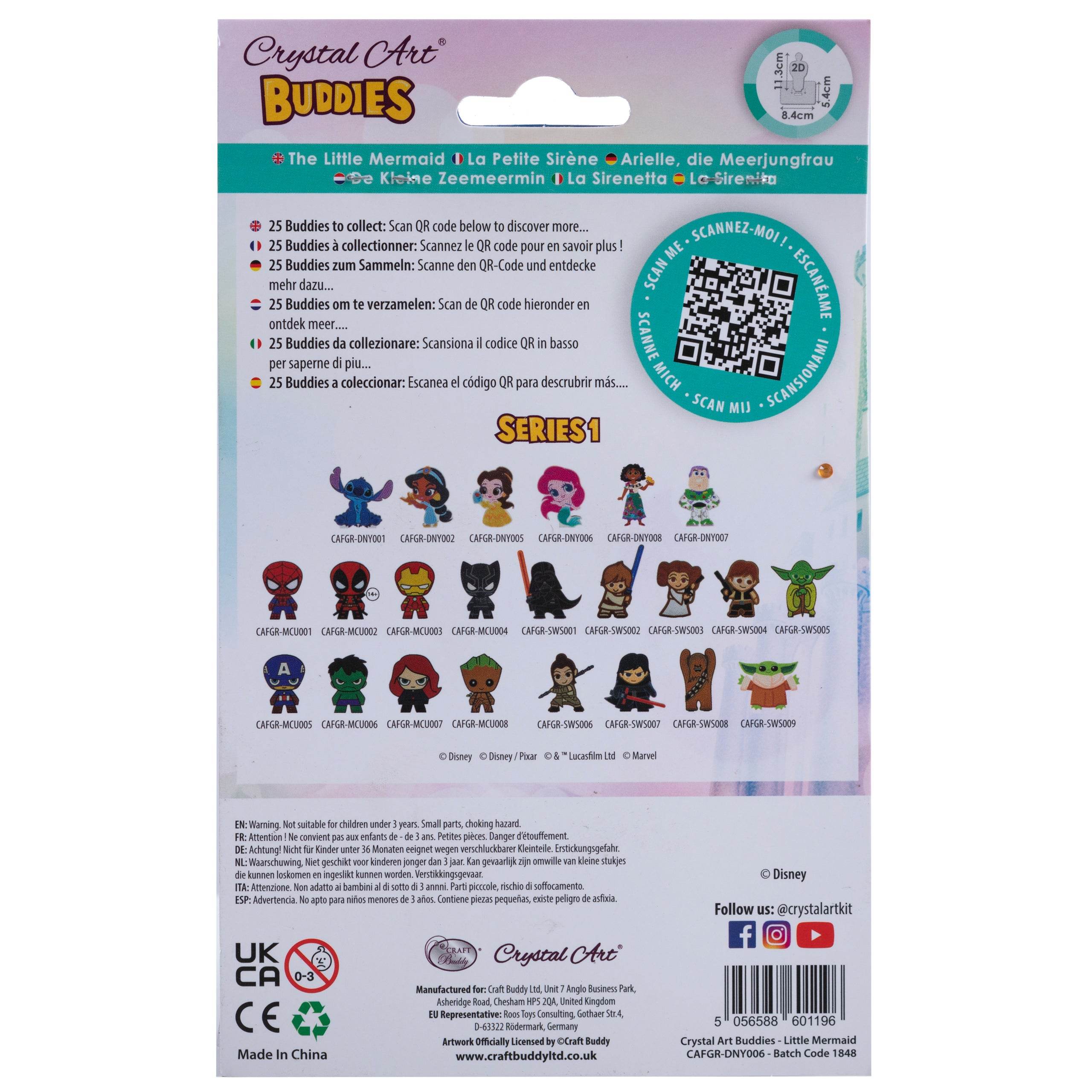 Little Mermaid Crystal Art Buddy - Image 5