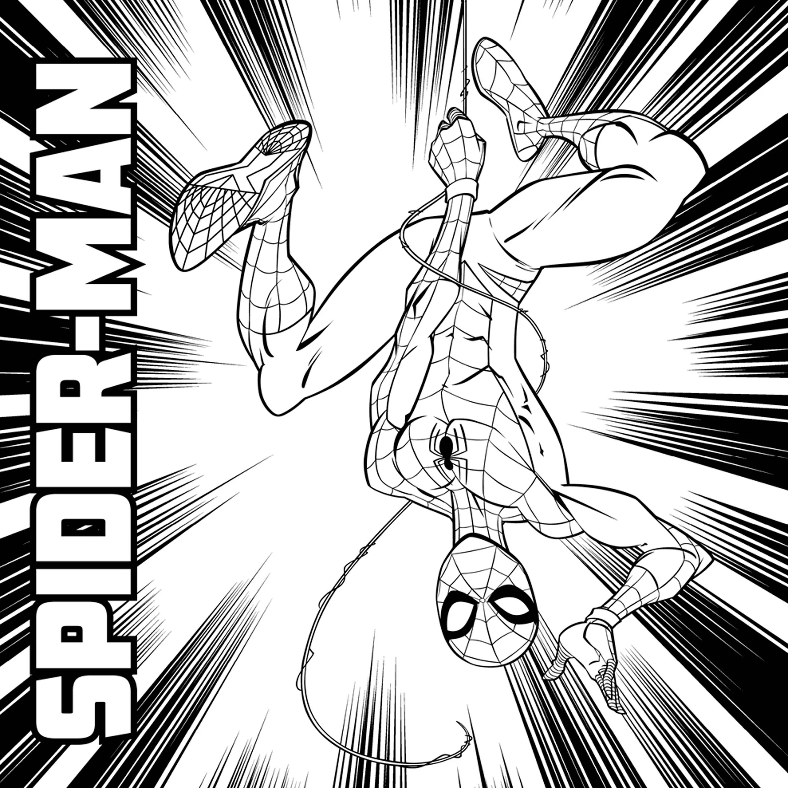 Marvel Spiderman Colouring Book - Image 3