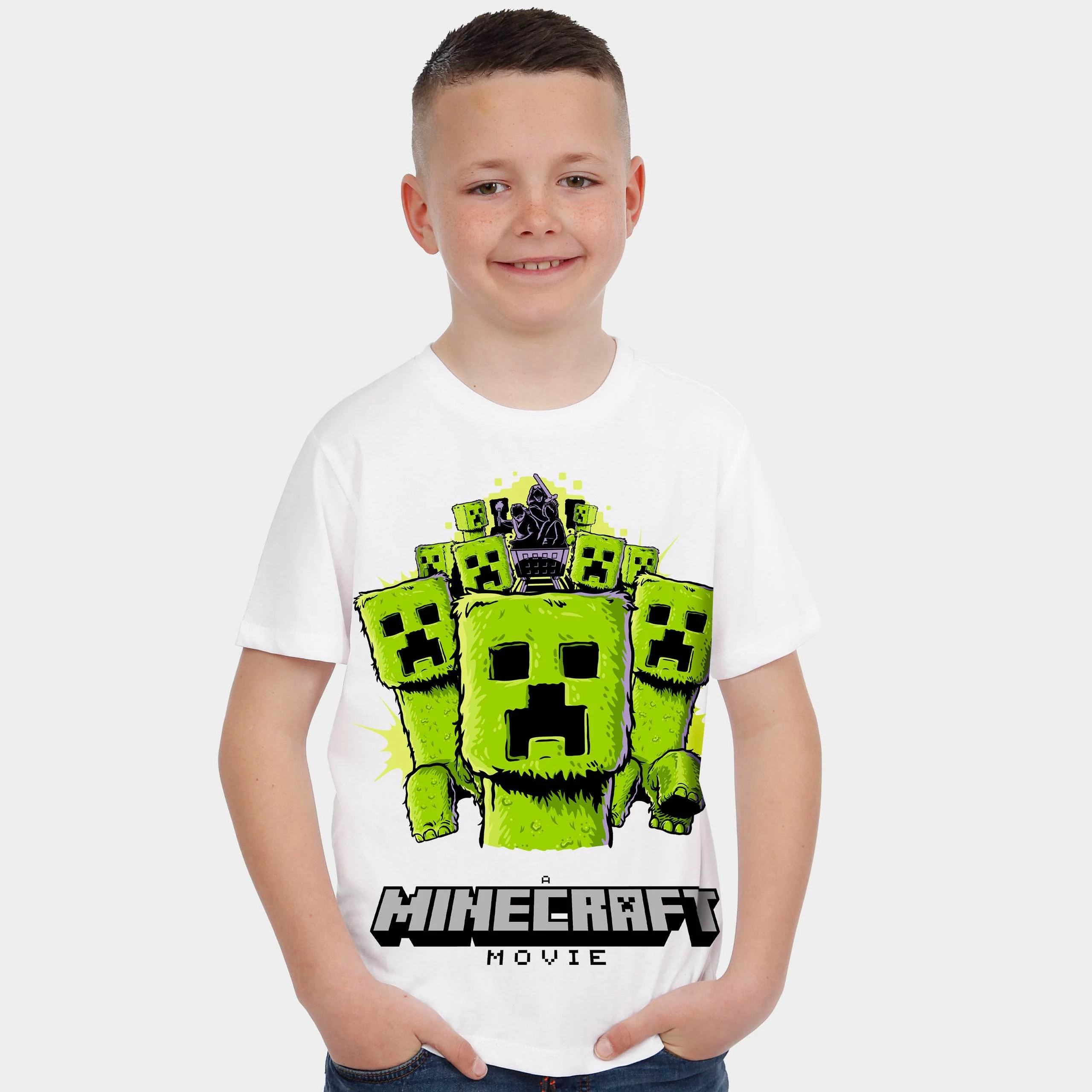 Minecraft Movie T-Shirt - Creepers