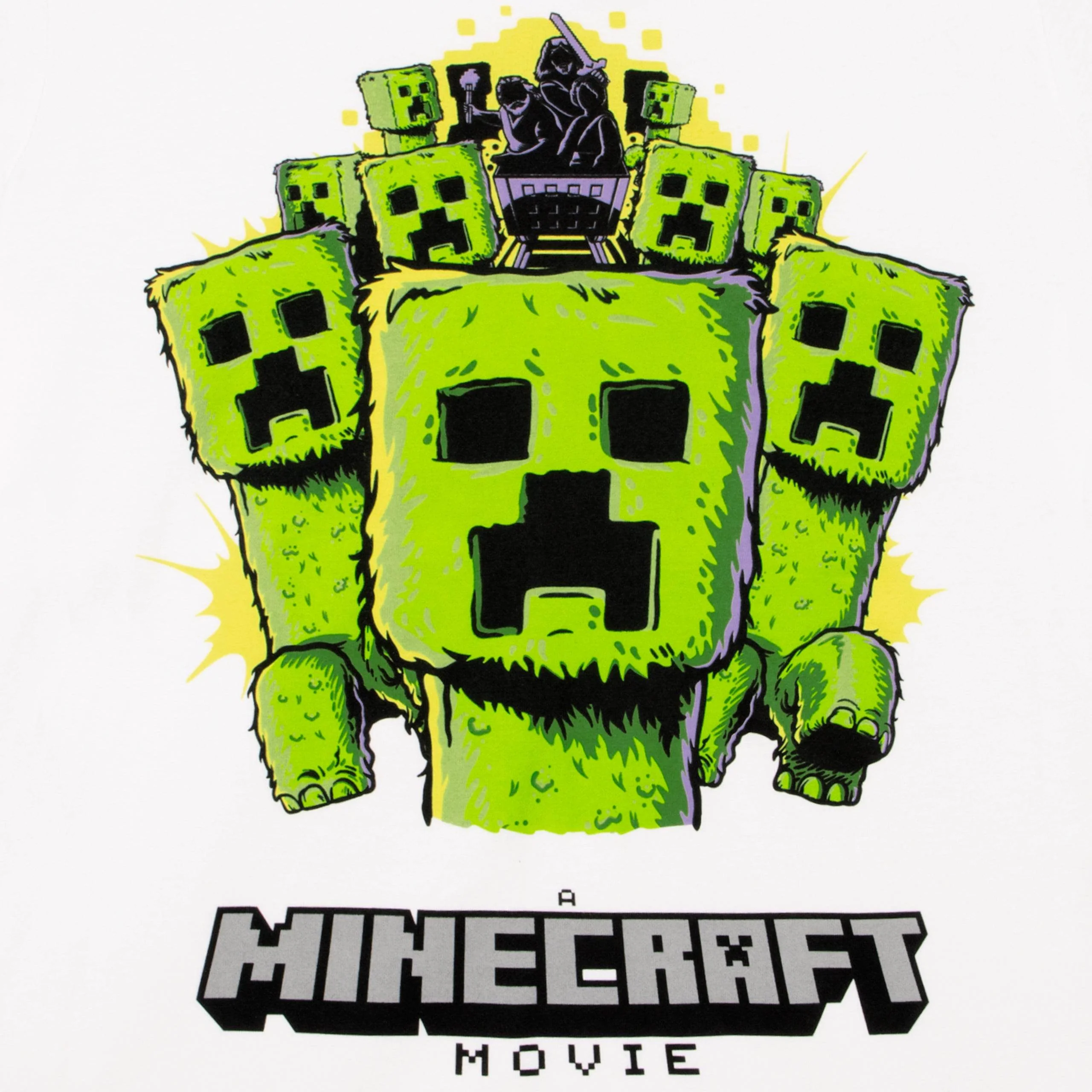 Minecraft Movie T-Shirt - Creepers - Image 6