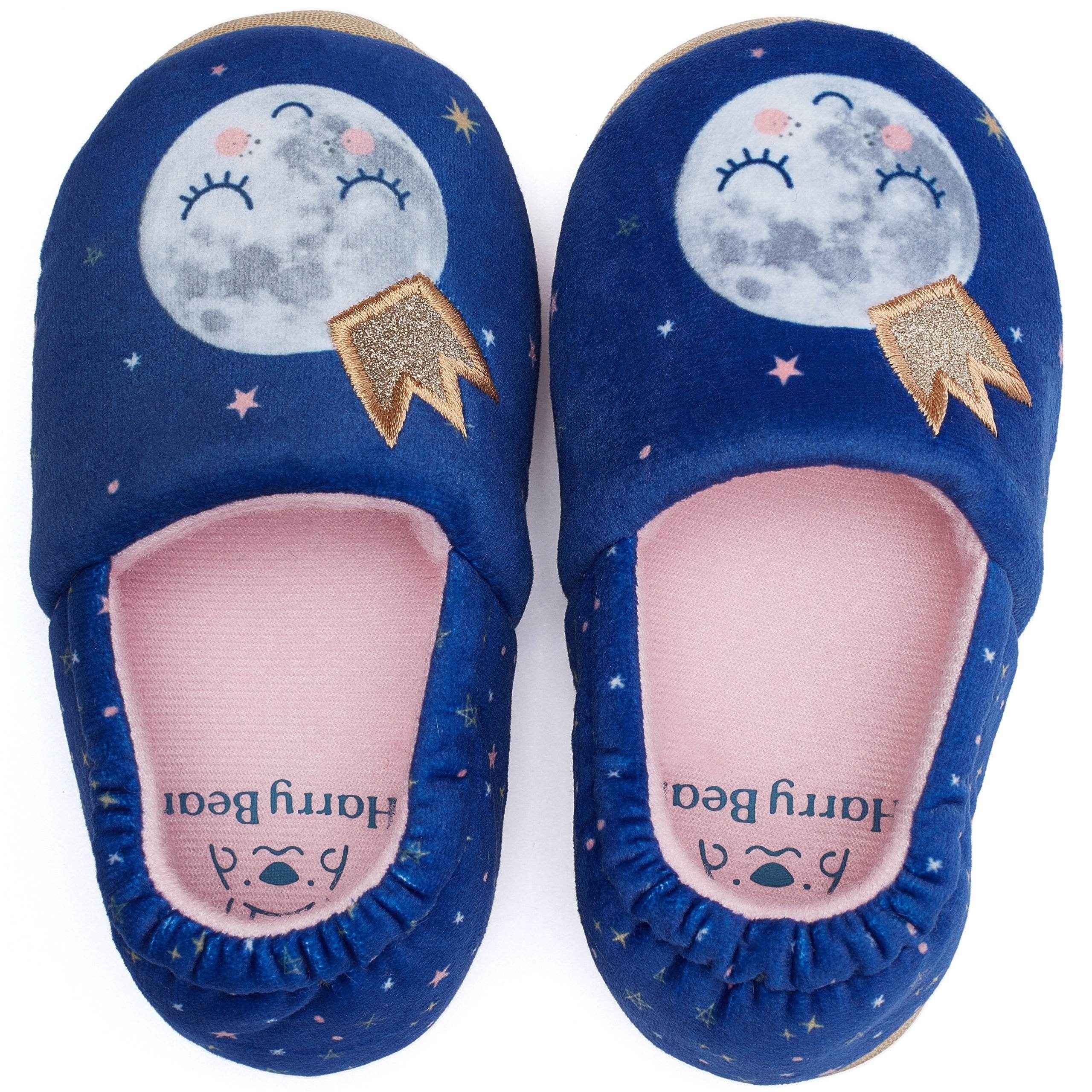 Harry Bear Night-Time Moon Slippers - Image 3
