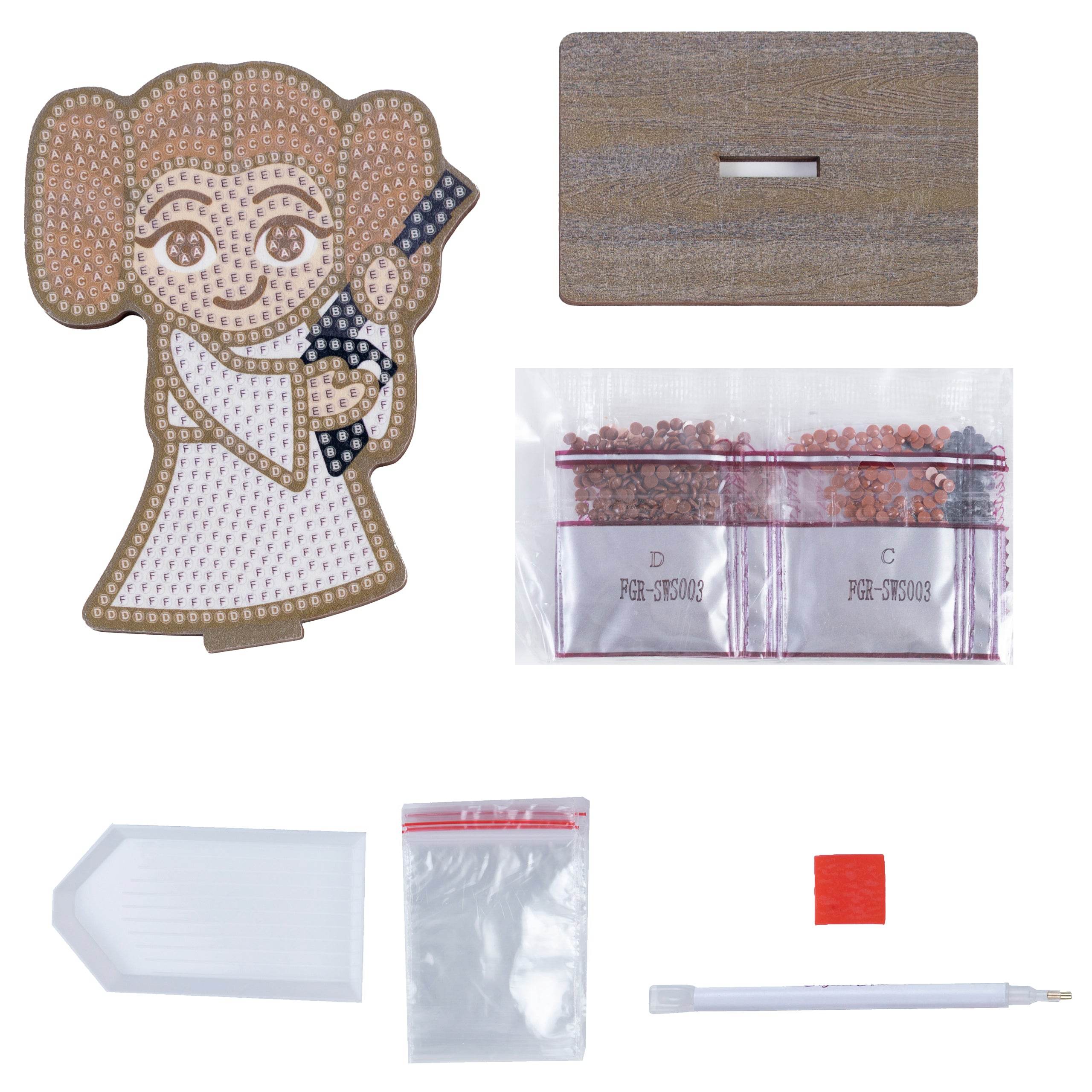 Princess Leia Star Wars Crystal Art Buddy - Image 5