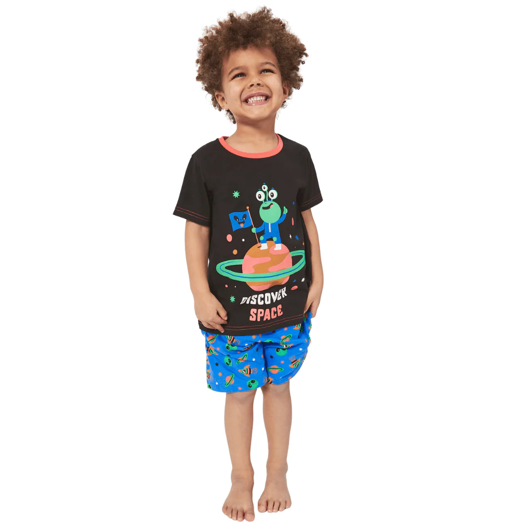 Harry Bear Space Alien Short Pyjamas - Image 2