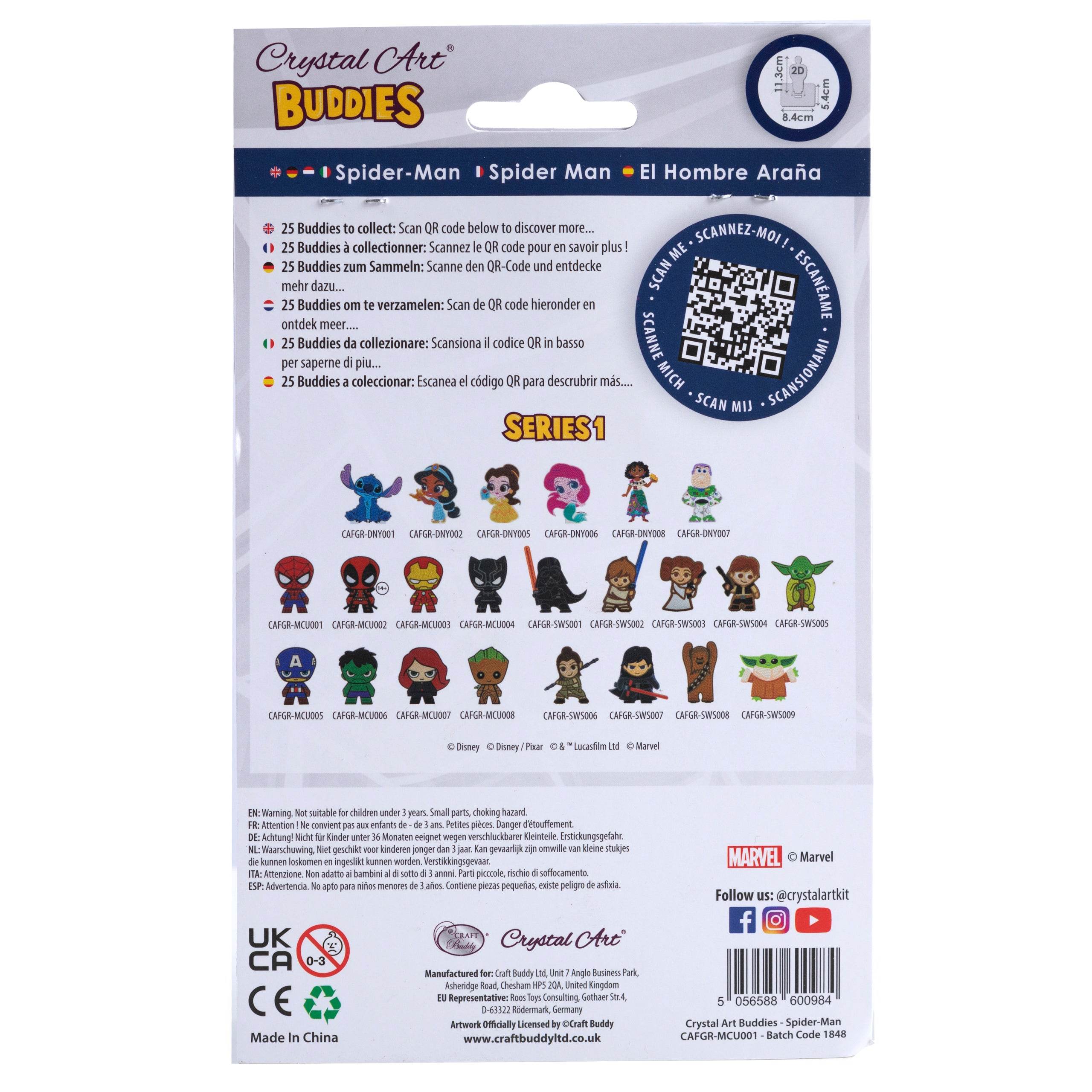 Spiderman Marvel Crystal Art Buddy - Image 6