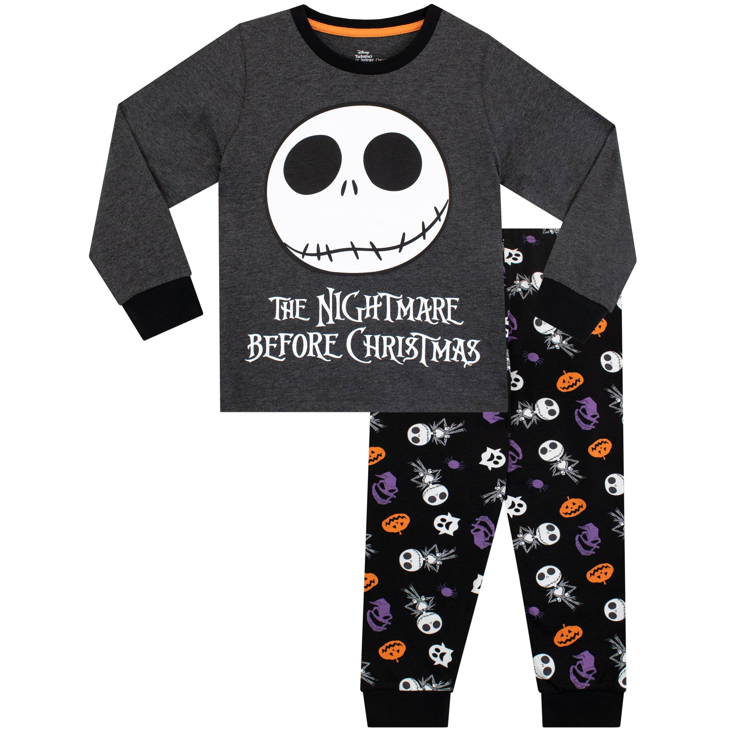 Nightmare Before Christmas Pyjamas BLACK AND ORANGE - Image 6