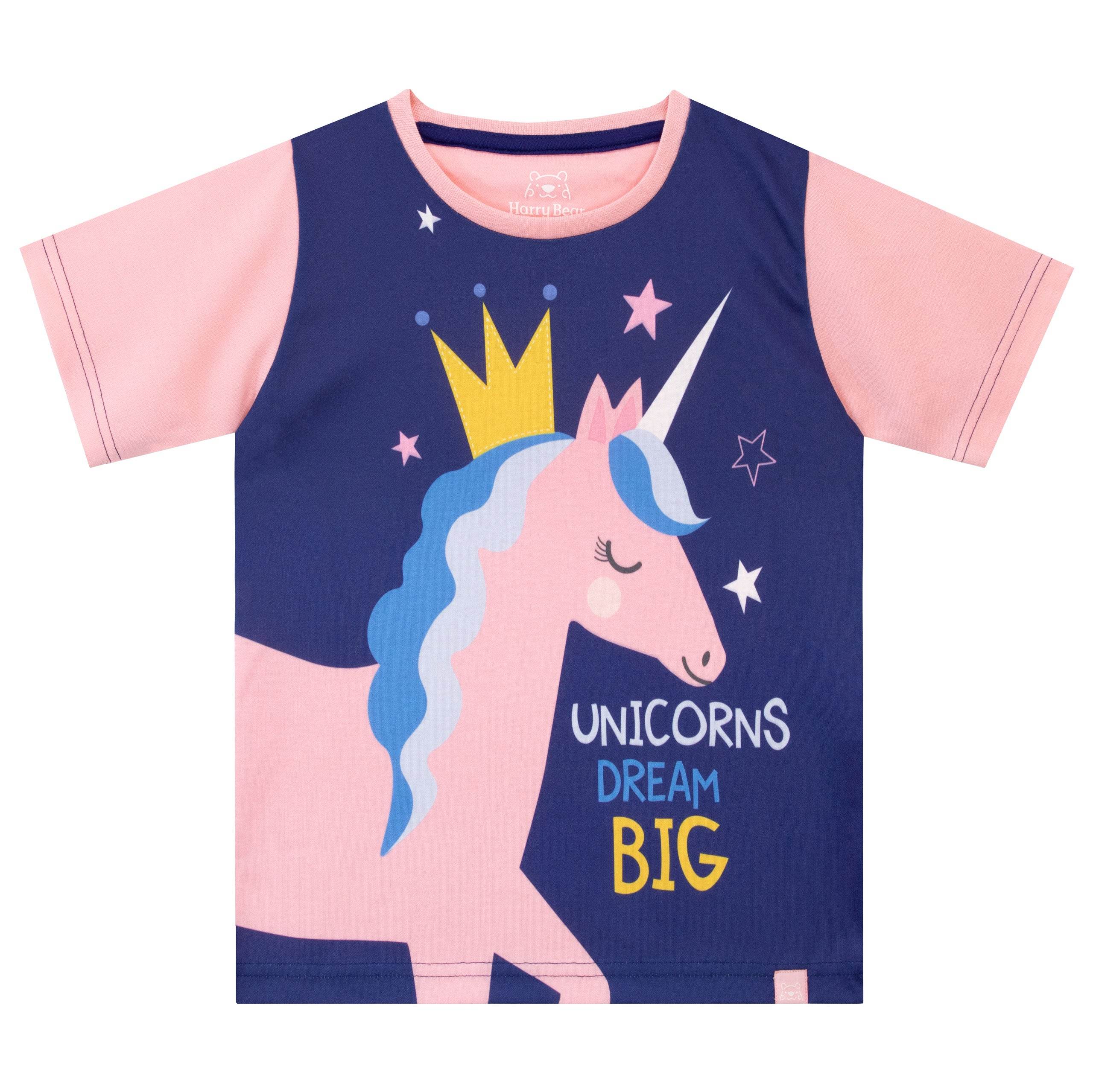 Harry Bear Unicorn Dreams Short Pyjamas - Image 2