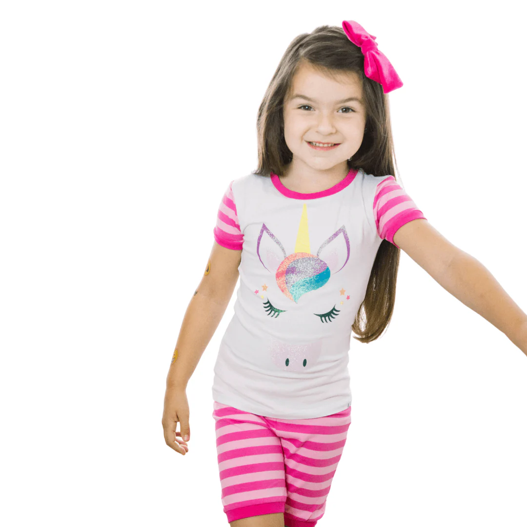 Harry Bear Unicorn Short Pyjamas