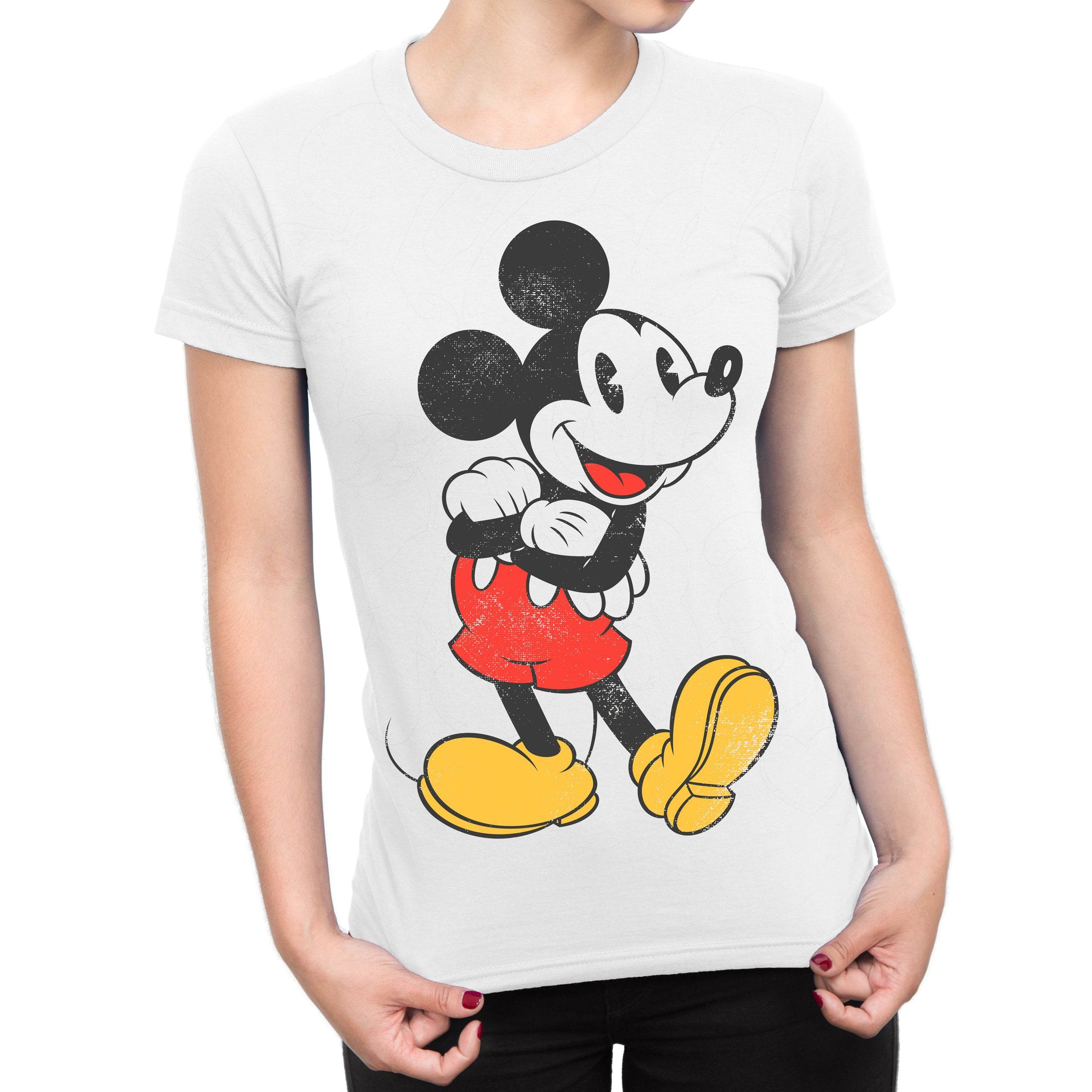 Womens Disney Mickey Mouse T-Shirt
